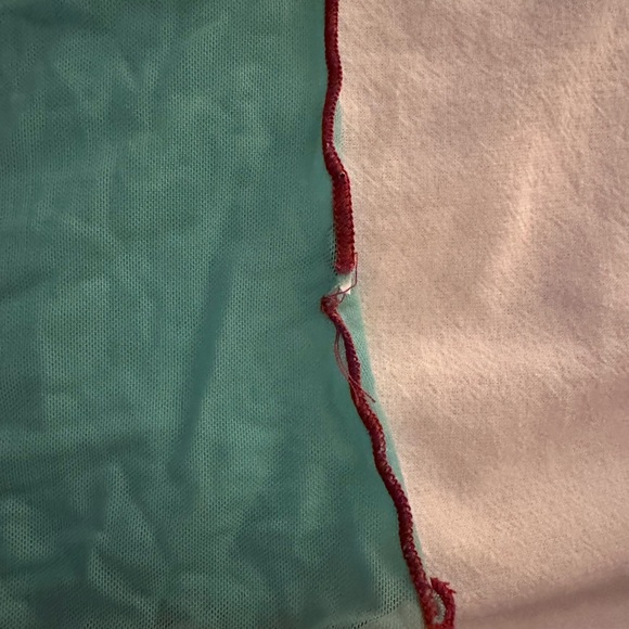 🪼vintage y2k abstract graphic mesh top🪼 - Picture 6 of 7